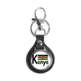 thumbnail image 1 of kenya national flag black pattern key link chain keyholder finder hook metal, 1 of 3