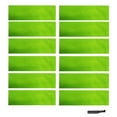 thumbnail image 1 of kenz laurenz 12 sweatbands cotton sports headbands terry cloth moisture wicking athletic basketball headband (12 pack - neon green), 1 of 7