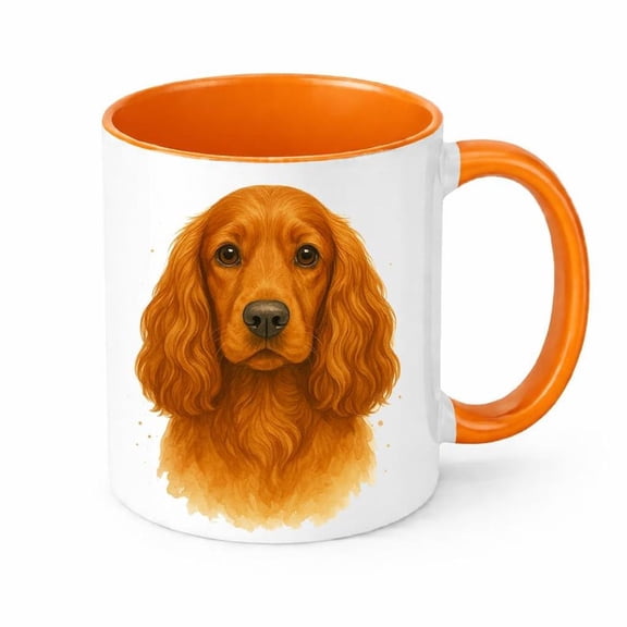 ker Spaniel Mug Brew Crew Gif White Ceramic 11 Oz Watercolour Art