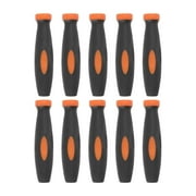 kesoto 10x File Handles, File Accessories, Comfortable Hand Tools, Handles, Ergonomic Handles, File Cutting Tool, Crafts, Metalworking Orange