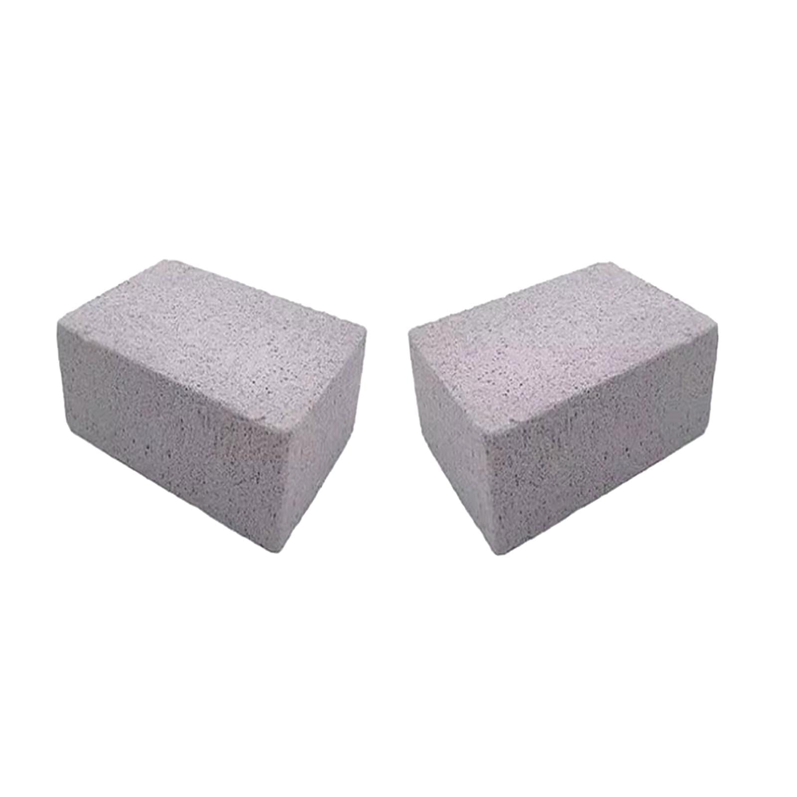 kesoto 2 Pieces BBQ Grill Cleaner Bricks Grill Cleaning Bricks Barbecue Cleaner Heavy Duty Grill