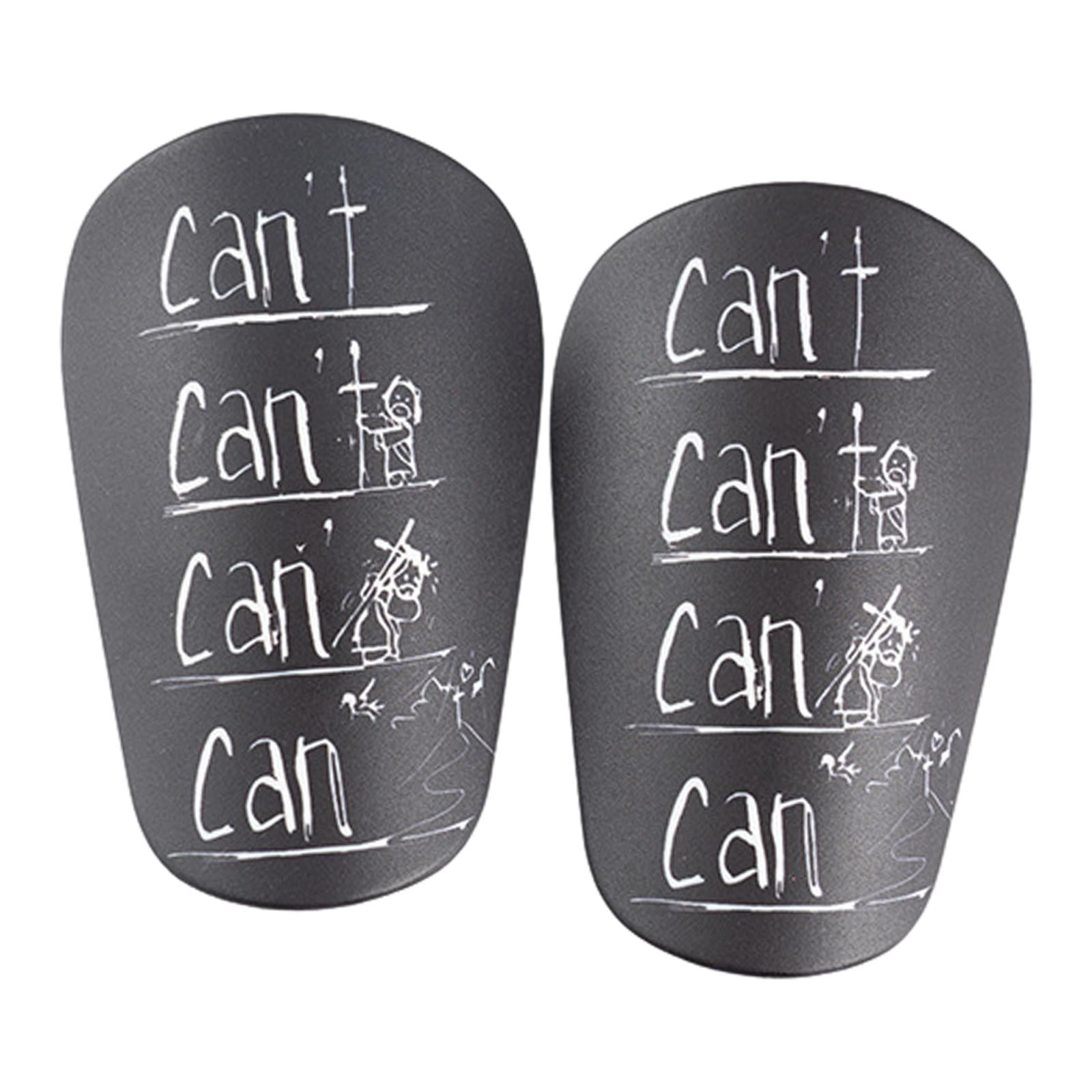 kesoto 2 Pieces Mini Soccer Shin Guards Small Shock Absorbing Calf