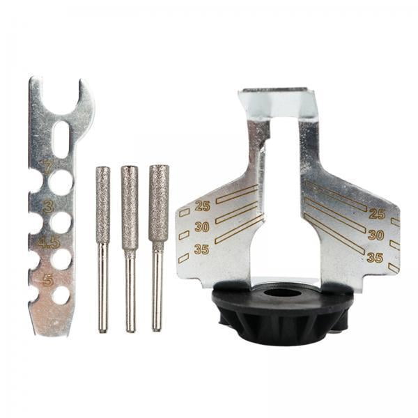 kesoto 2xChain Sharpening Attachment Sharpening Set with Angle Guide