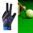 thumbnail image 1 of kesoto 3 Finger Billiard Glove Pool Cue Glove for Women Men Pool Cue Wear Resistant Breathable Adjustable Nonslip Elastic Glove Black Blue, 1 of 10