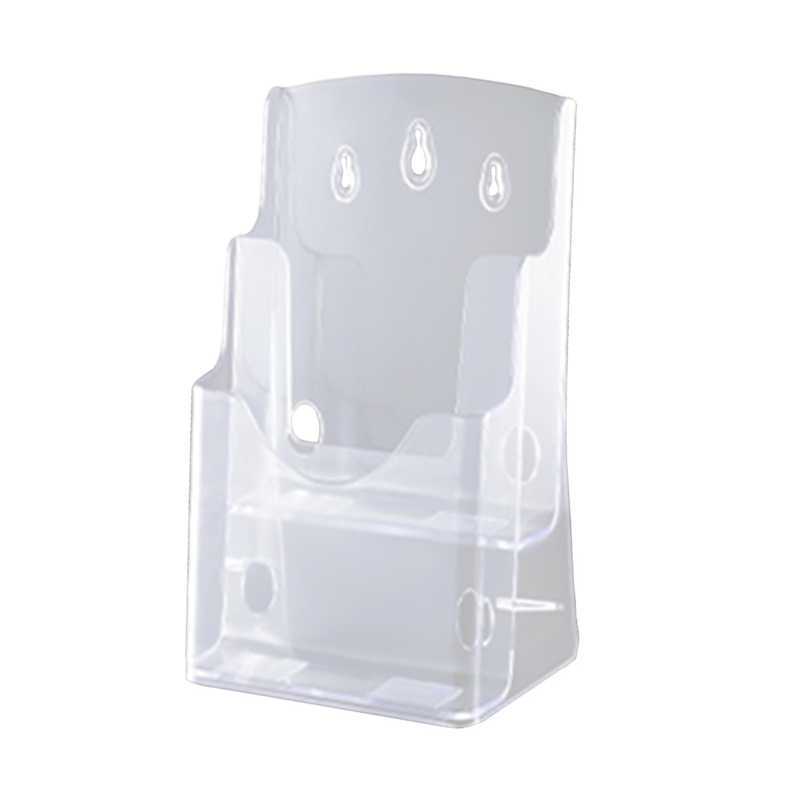 kesoto Acrylic Brochure Holder Display Stand Desk or Wall Mount Table