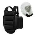 kesoto Chest Protector Rib Armour with Boxing Helmet Sparring Training