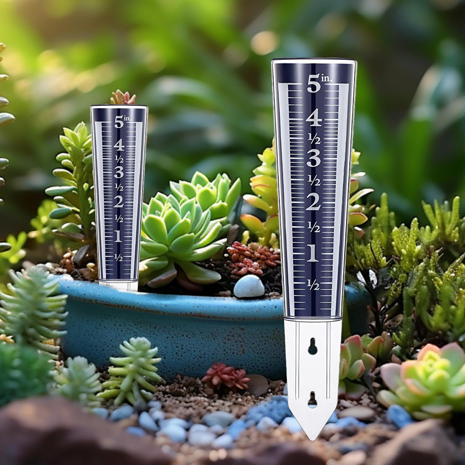 kesoto Garden Rain Gauge, Rain Measure Gauge Measurement Tube Easy to