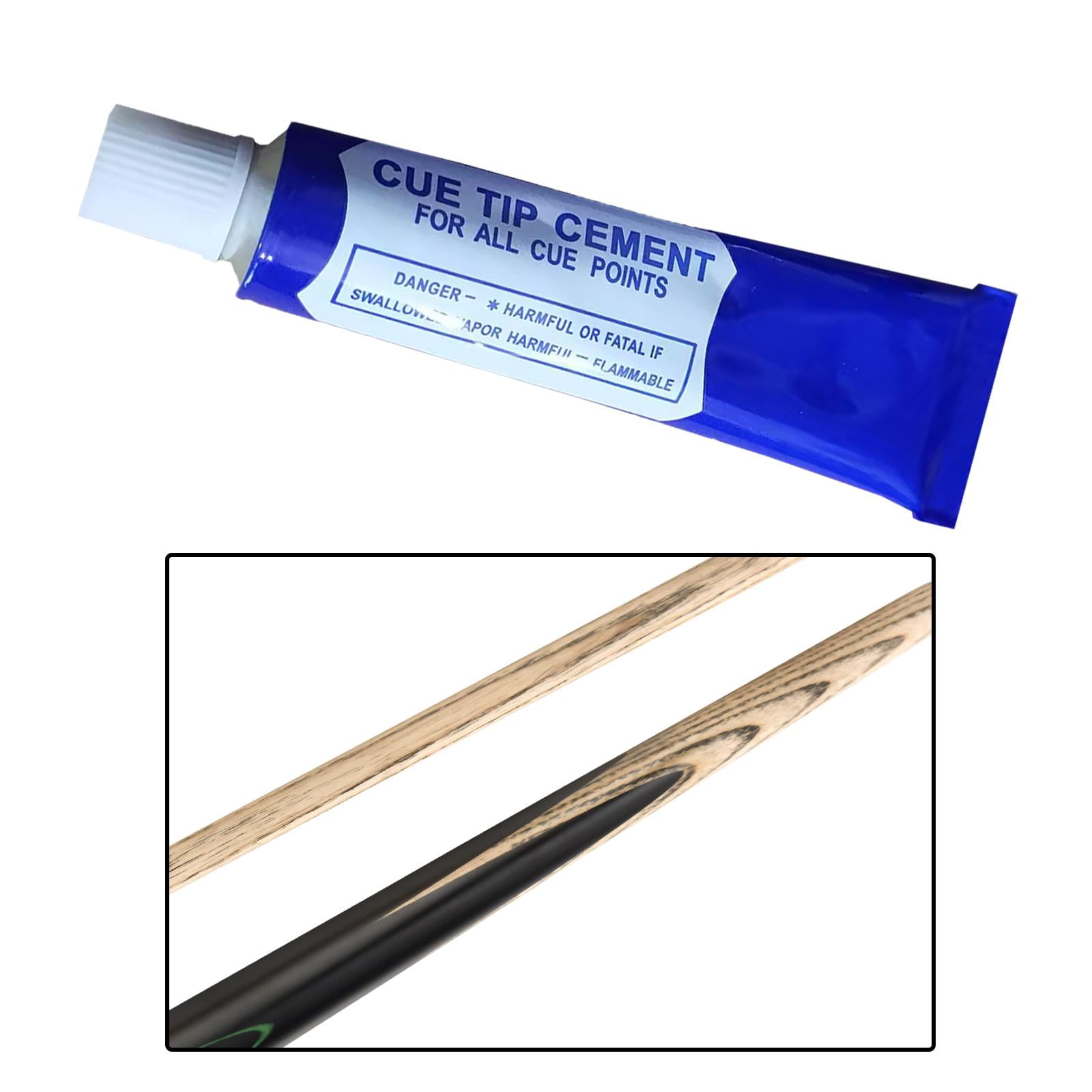 kesoto Glue for Pool Cue Tips Billiard Cue Tip Repair Clear Glue Quick Drying Transparent Pool