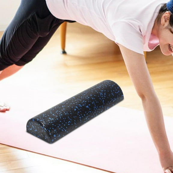 kesoto Half Round Foam Roller Foam Half Roller Massage 18inch Length Balance Training Portable Exercise Half Roller Foam Yoga Column