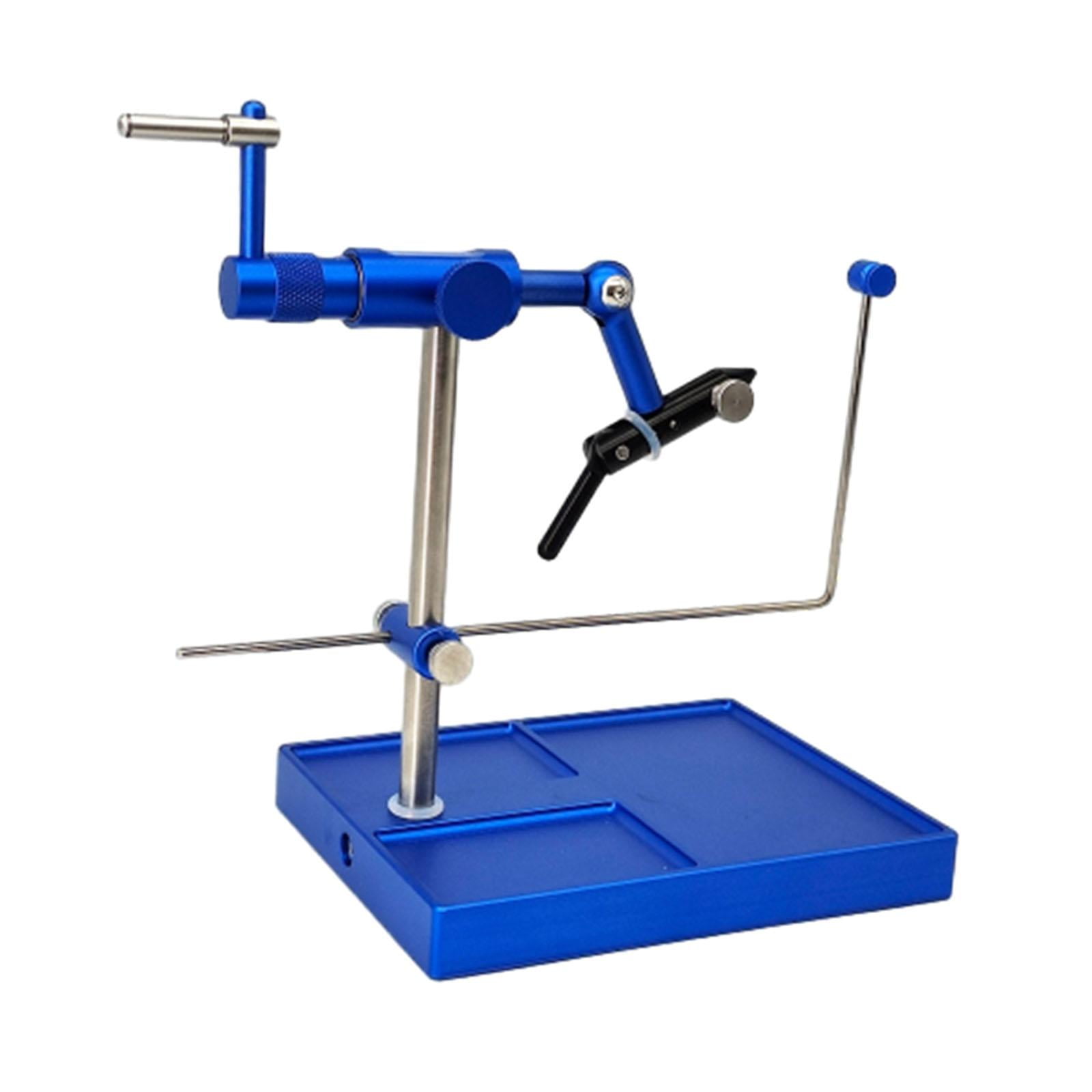 kesoto Rotary Fly Tying Vise Fly Tying Station with Pedestal Base Fishing Accessories Lure