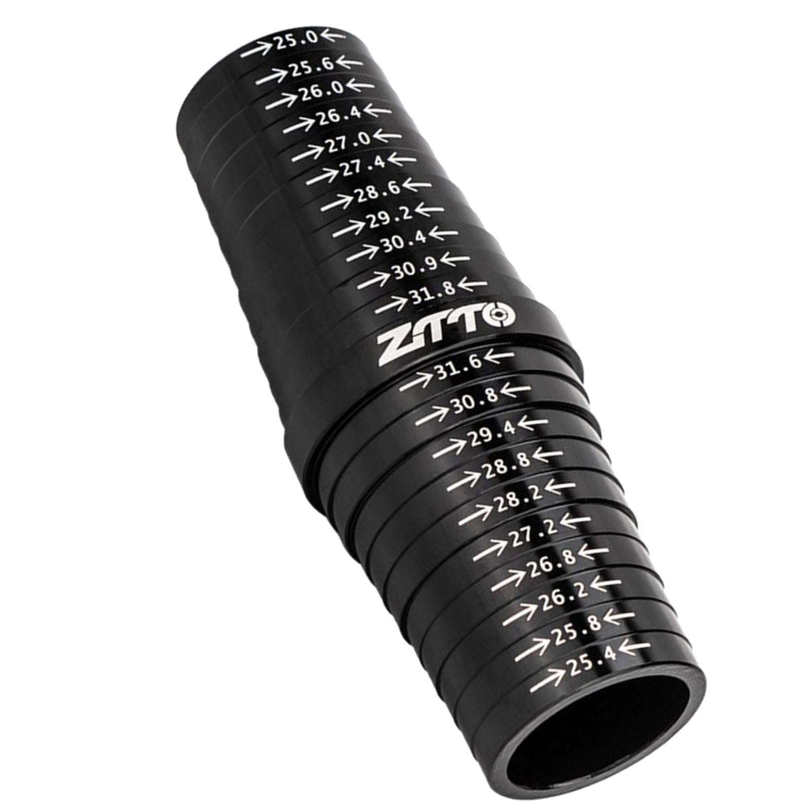 kesoto Seat Post Measuring Tool Bike Seatpost Size Measuring Tool 25mm