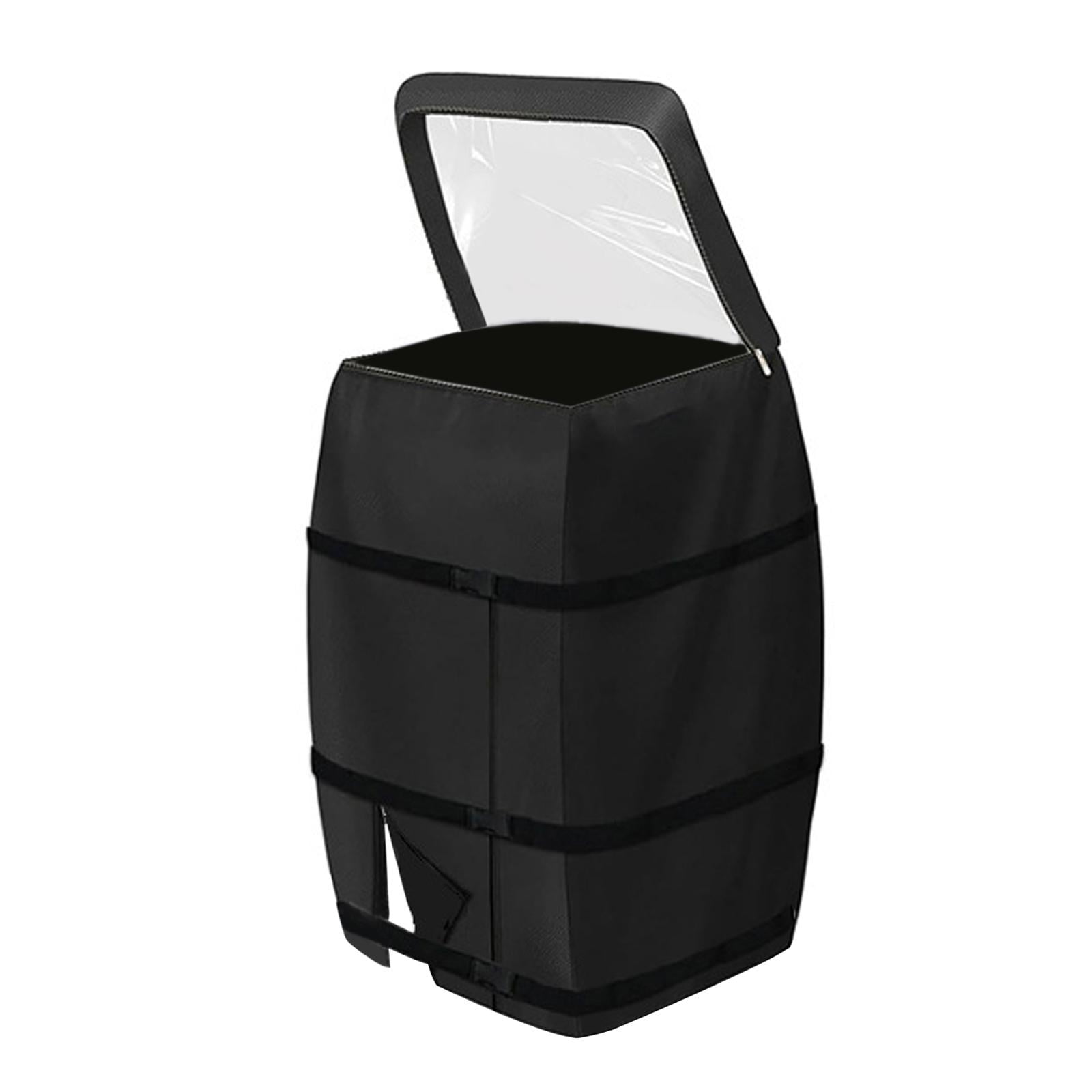 kesoto Tubs Insulated Pump Cover, Accessories, with Transparent Lid 600D Polyester Dustproof for Winter Home