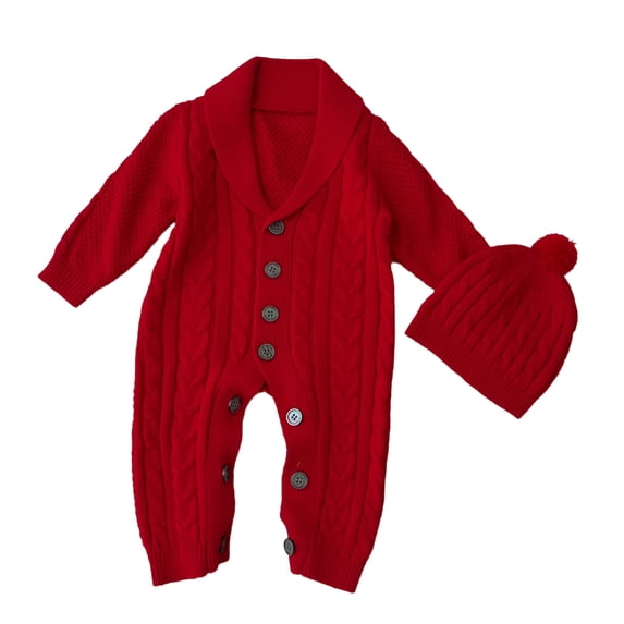 ketyyh-chn99 9 Month Boy Babys Girls Boys Knit Sweater Solid Spring Winter Long Quarter Zip Sweatshirt Boys