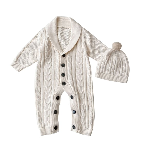 ketyyh-chn99 9 Month Boy Babys Girls Boys Knit Sweater Solid Spring Winter Long Quarter Zip Sweatshirt Boys