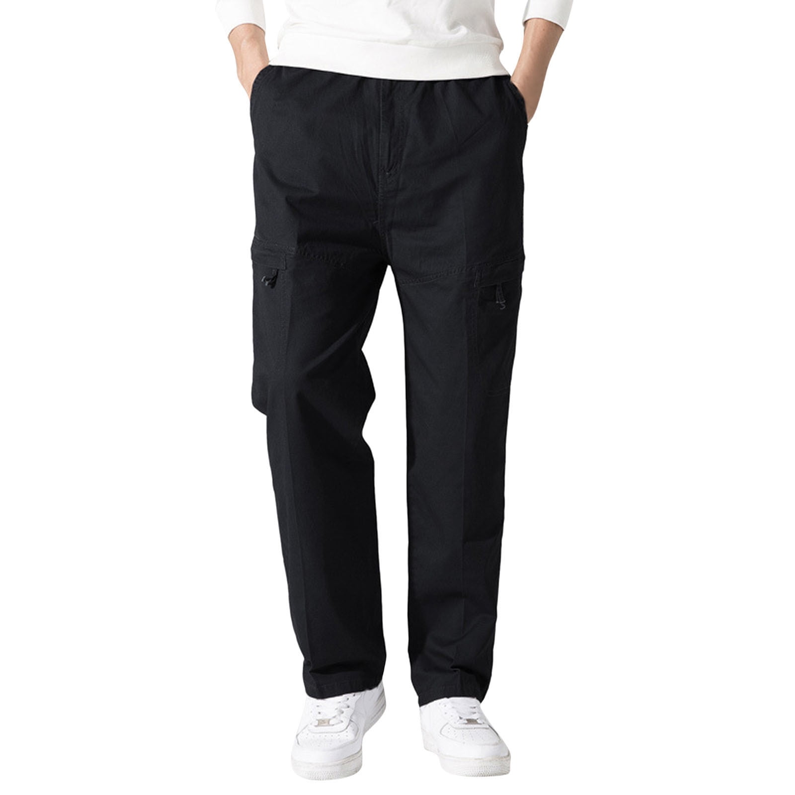 Ketyyh-chn99 Men's Pants,Men's Straight Fit Stretch Cargo Pant