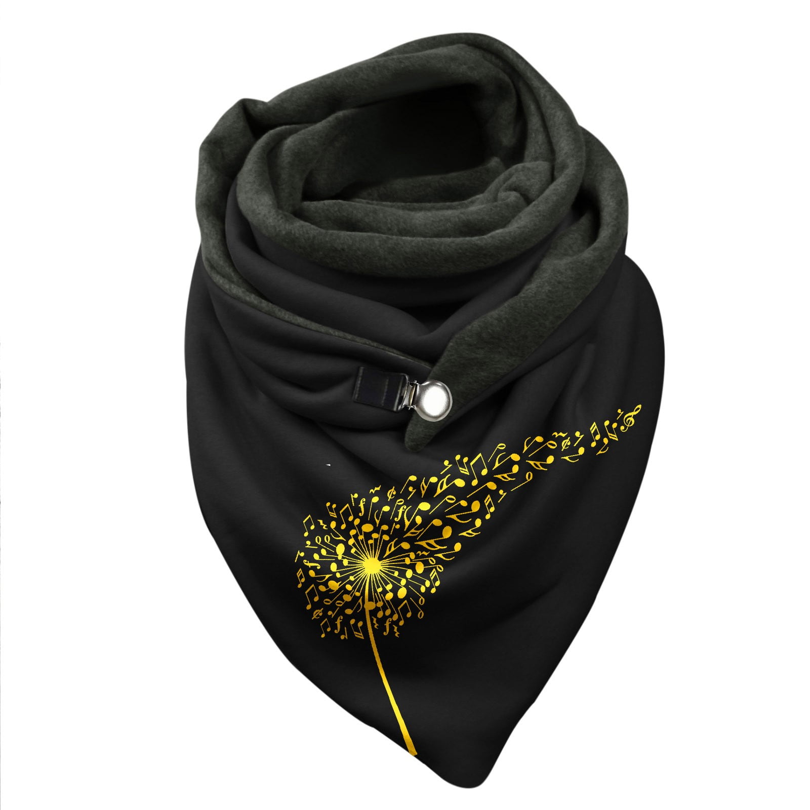 Paisley And Houndstooth Printed Winter Scarf | Nestasia