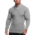 thumbnail image 1 of ketyyh-chn99 Mens Sweaters And Pullovers Knitted Neck Men's Pullover Round Sweater Men's Sweater Striped Casual Men's Sweaters Pullover for Casual, 1 of 5