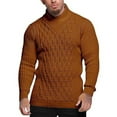 thumbnail image 1 of ketyyh-chn99 Mens Sweaters And Pullovers Men's Shawl Collar Cardigan Sweaters Cable Knitted Sweater with Buttons, 1 of 4