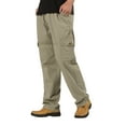 thumbnail image 1 of ketyyh-chn99 Pants For Men Men's Drawstring Linen Pants Casual Summer Beach Loose Trousers, 1 of 5