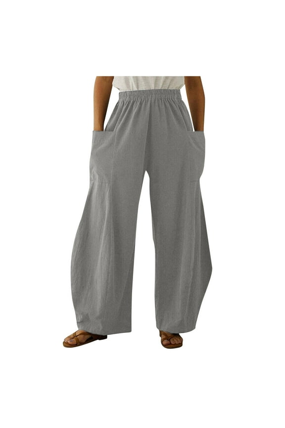 ketyyh-chn99 Pj Pants Women's Plus-Size Relaxed Fit All Day Pant
