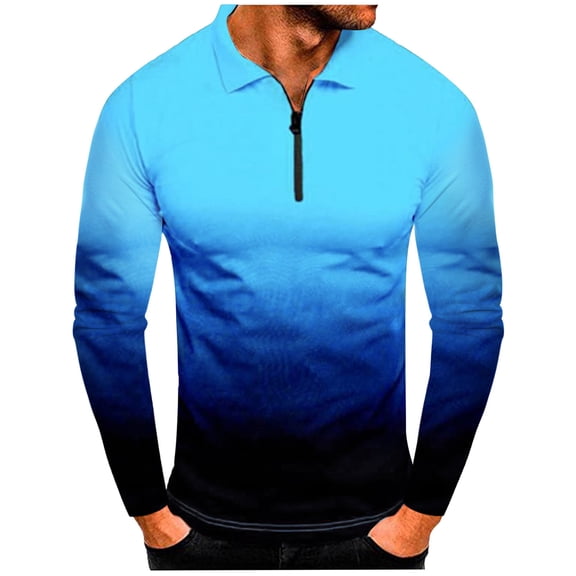 ketyyh-chn99 Polo Jackets For Men Men's Long/Short Sleeve Polo Shirt Golf Shirt Quick Dry Performance Solid Casual Shirts with Pocket