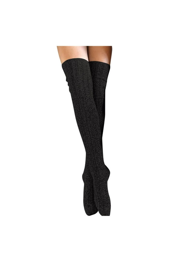 Socks Riding Dildo Ladies Long Warm Stockings Over Cotton Warm Lace Keep The Socks Knee Thigh Knit Women High Girls Stockings