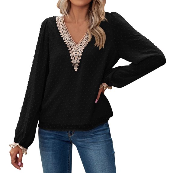 ketyyh-chn99 T Shirts For Women Womens T Shirts Long Sleeve Crew Neck Shirts Basic Tee Tops Blouse