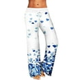 thumbnail image 1 of ketyyh-chn99 Valentines Day Womens Insulated Pants Womens Slacks Valentine's Day Printed Love PrintHome Trousers Drawstring Waist Wide Leg Slacks, 1 of 4
