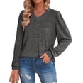 thumbnail image 1 of ketyyh-chn99 Women'S T Shirts Women's Relaxed Supima Cotton Long Sleeve Crewneck T-Shirt, 1 of 5