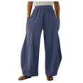 thumbnail image 1 of ketyyh-chn99 Womens Cargo Pants Plus Size Dress Pants Women 28" 31" 34" Bootcut Dress Pants Stretchy High Waisted Pull-on Slacks Zipper Pockets, 1 of 5