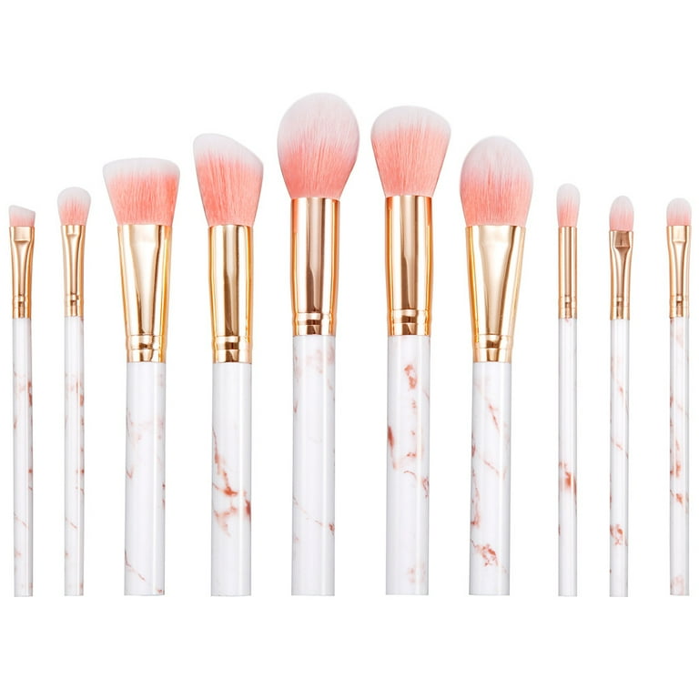 Cosmetic Foundation Set Kit 10Pcs Professional Eyeshadow Makeup Brushes Powder Cosmetic Foundation Set Kit 10Pcs Professional Eyeshadow Makeup Brushes Powder