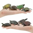 thumbnail image 1 of keusn 12pc turtle animal toys miniature figures unique turtle toys detailed reptile party decorations and gifts for kids, 1 of 4