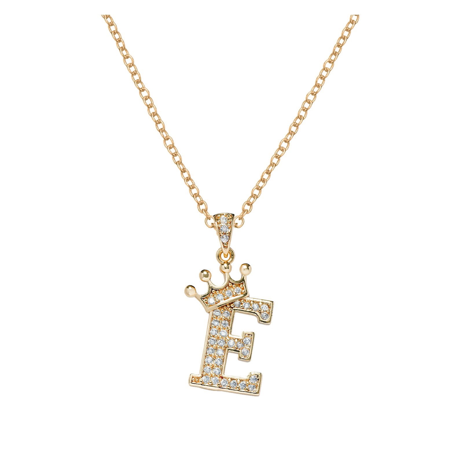 Amazon.com: Womens Necklaces Initial Rhinestone Necklace Gold Plated Initial  Necklace A Z 26 Alphabet Letter Dainty (P, One Size) : Clothing, Shoes &  Jewelry