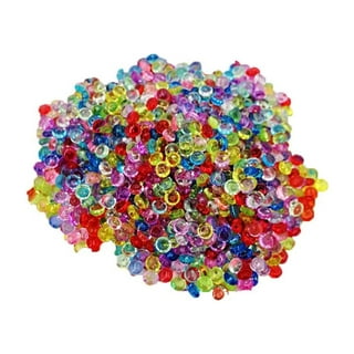 CCINEE 45 Grams Fishbowl Beads Plastic Vase Filler Beads Small Slime Beads for Crunchy Slime Making DIY Projects and Crafts Supplies, Mixed Color