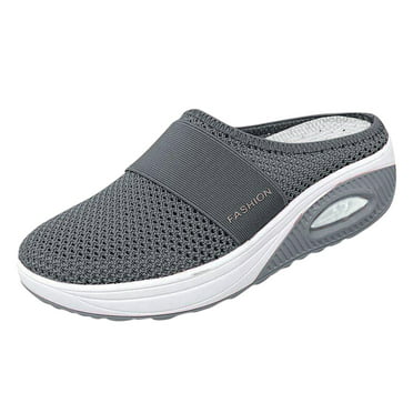 Air Cushion Slip-On Orthopedic Diabetic Walking Shoes with Arch Support ...