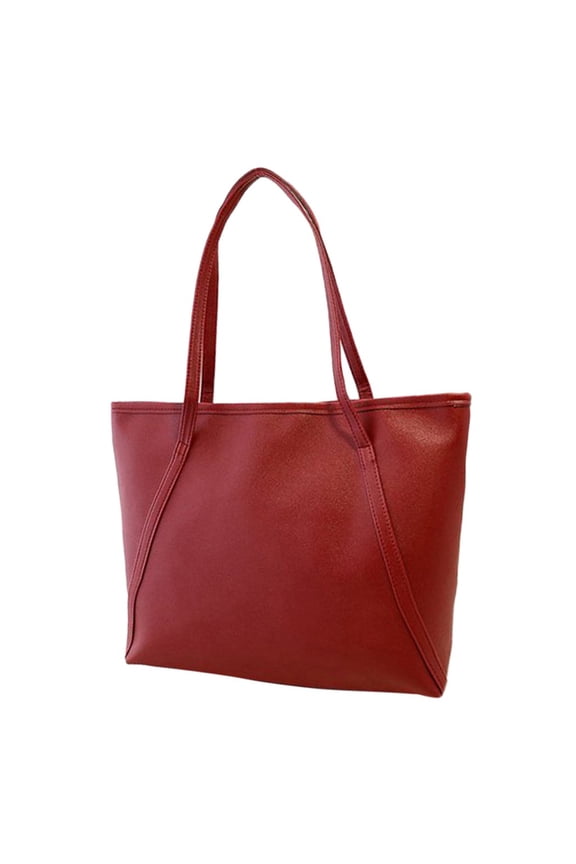women solid simple high capacity messenger handbag totes satchel shoulder bags