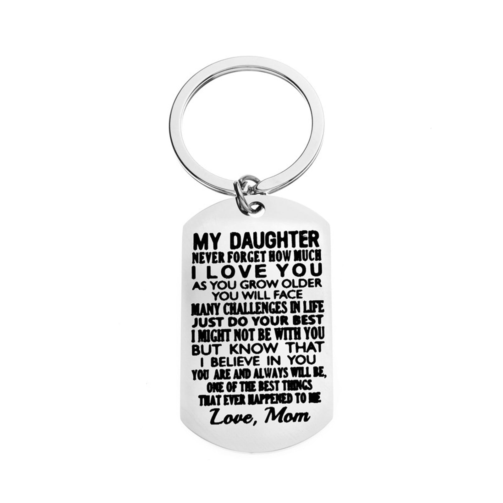 key ring clips My Letter Gift Stainless Steel Keychain Gifts for
