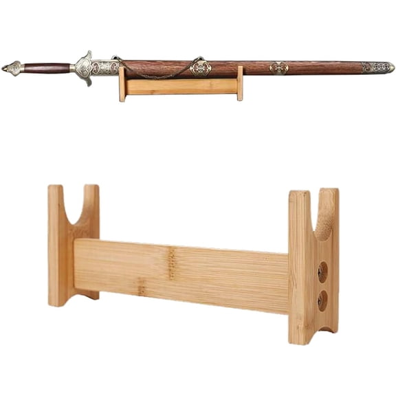 keyasia Single Horizontal Sword Display Katana Stand, Universal Medieval Gladiator Sword Holder, Samurai Sword Crusader Sword Weapon Rack (Size : W-30cm (11 3/4"")), 36655
