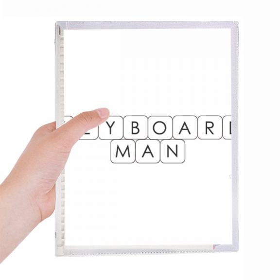 keyboard man notebook loose diary refillable journal statiry