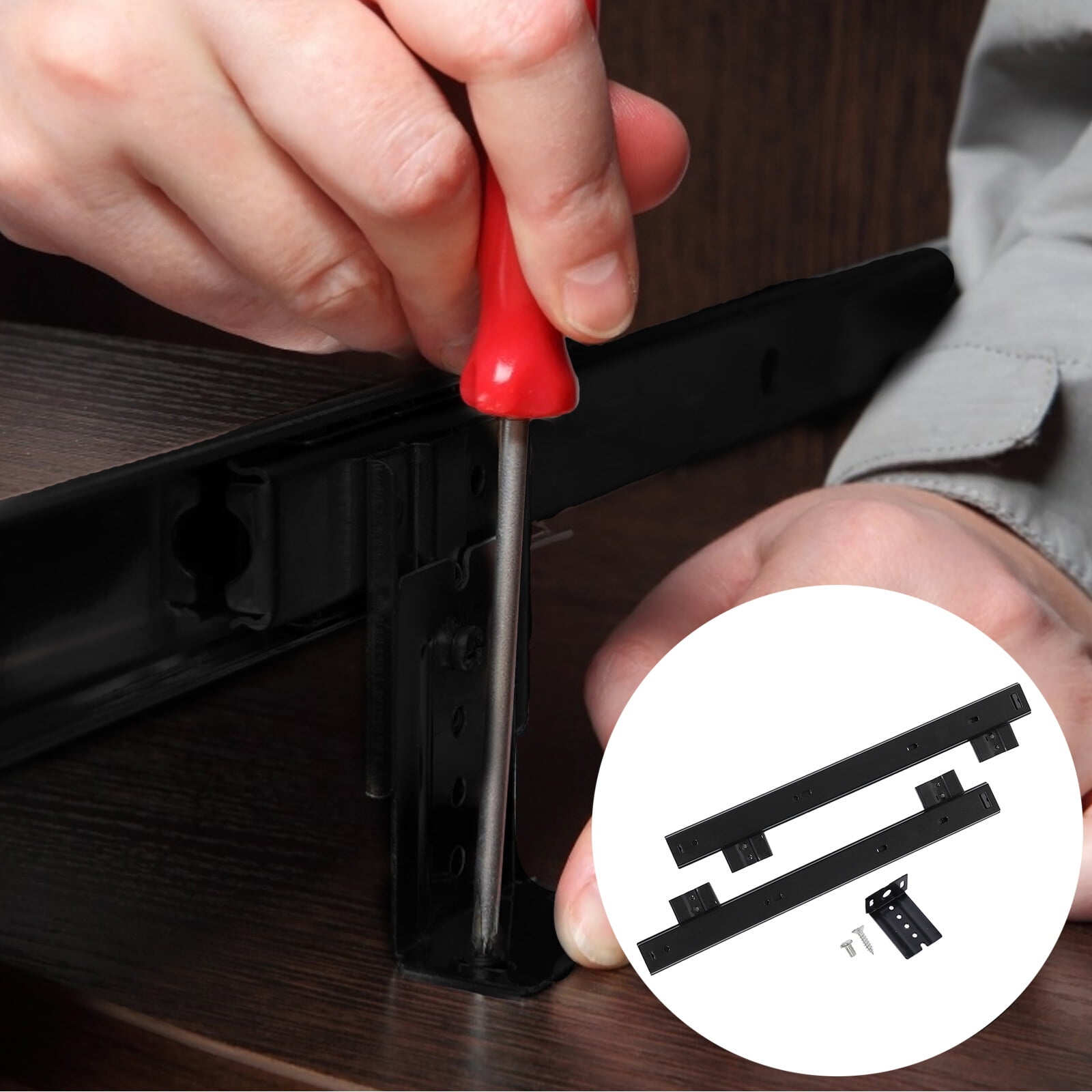 keyboard stand 1 Pair Durable Keyboard Tray Slideout Keyboard Stand Keyboard Slide for Office