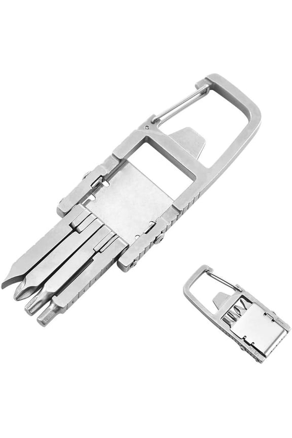 keychain Multitool 13 in 1 Folding Multi Tool hand tools Stainless Steel Bottle Opener Snowflake Flat Phillips Kit sim card removal toolfield