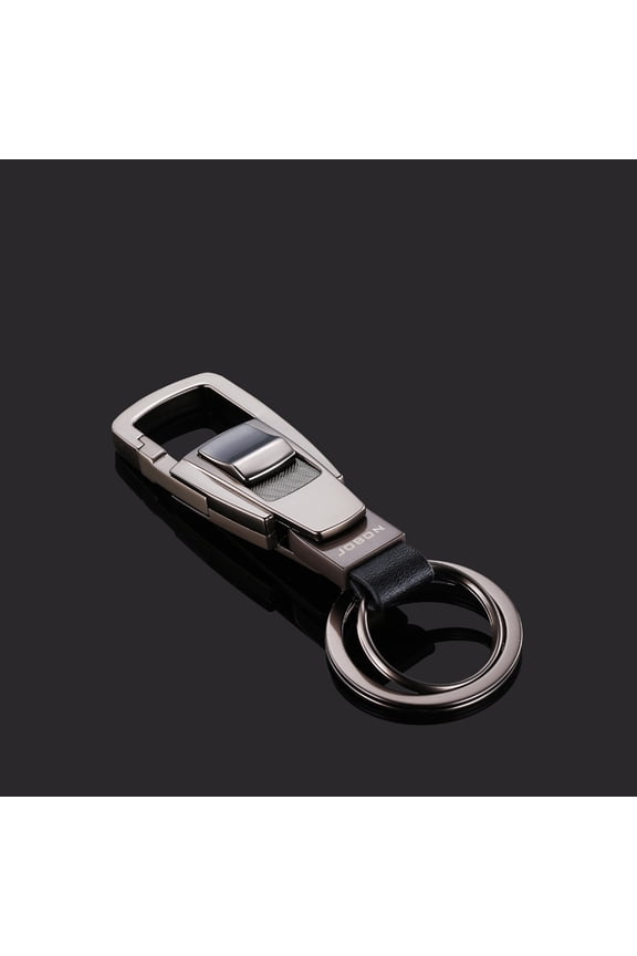 keychain business buckle metal car keychain creative gift manufacturer 8716,SKU01105-黑色