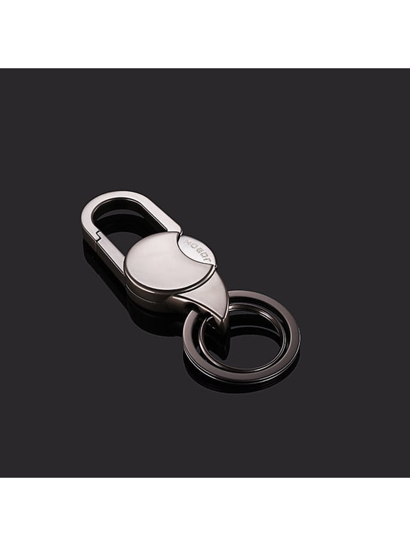 keychain business buckle metal car keychain creative gift,SKU01101-黑色