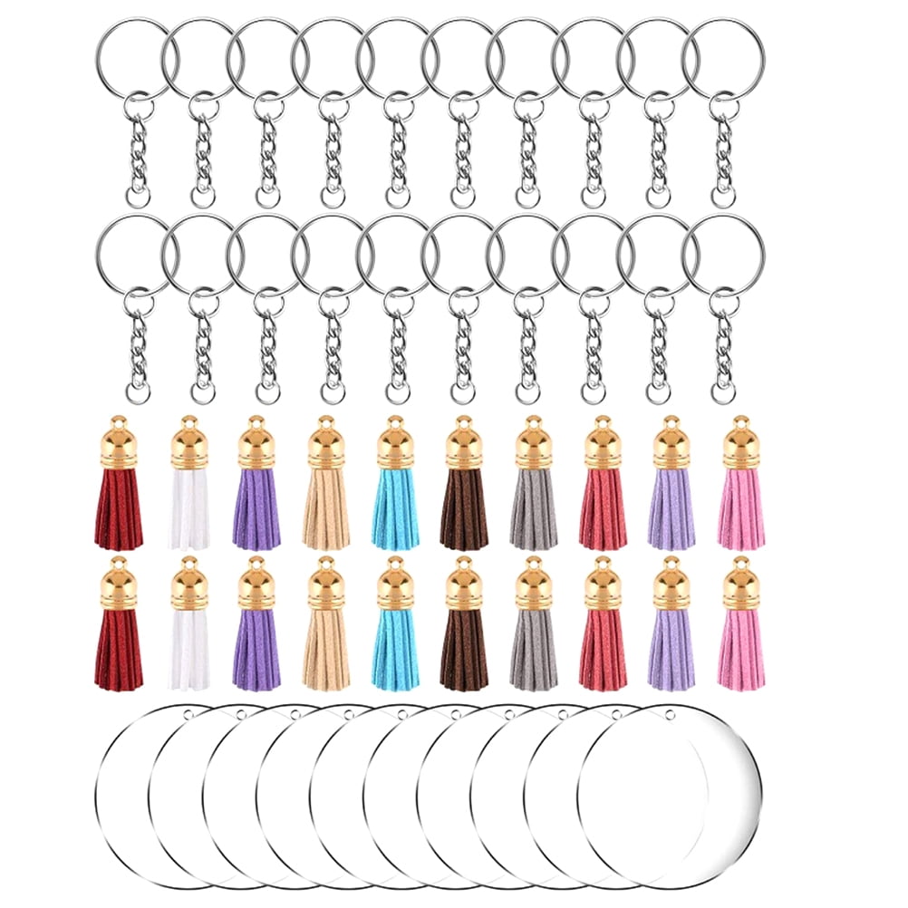 Colorations Create Your Own Keychains - Set of 12