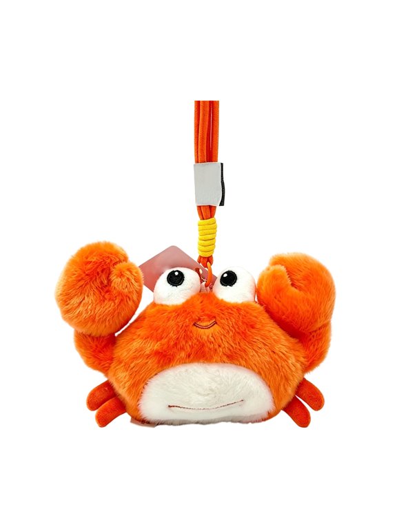 keychains for kids plush keychains Soft Stuffed Animal Key Chain Cute Fluffy Pom Pom Bag Charm Birthday Party Favors Carnival Prizes Goodie Bags Fillers for Children,B