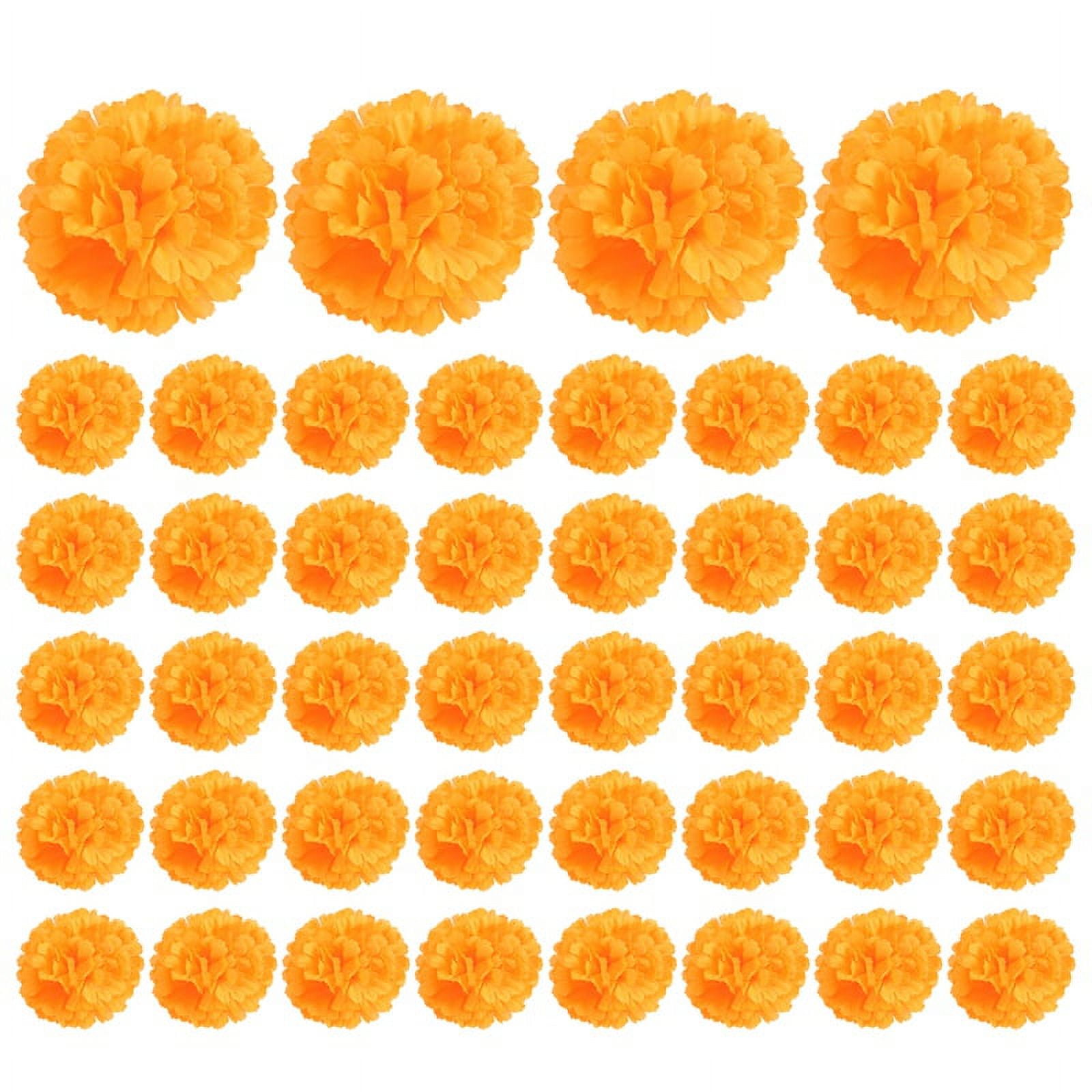 kfykfyk 3.9inch Marigold Flowers Artificial Day of the Dead Flower