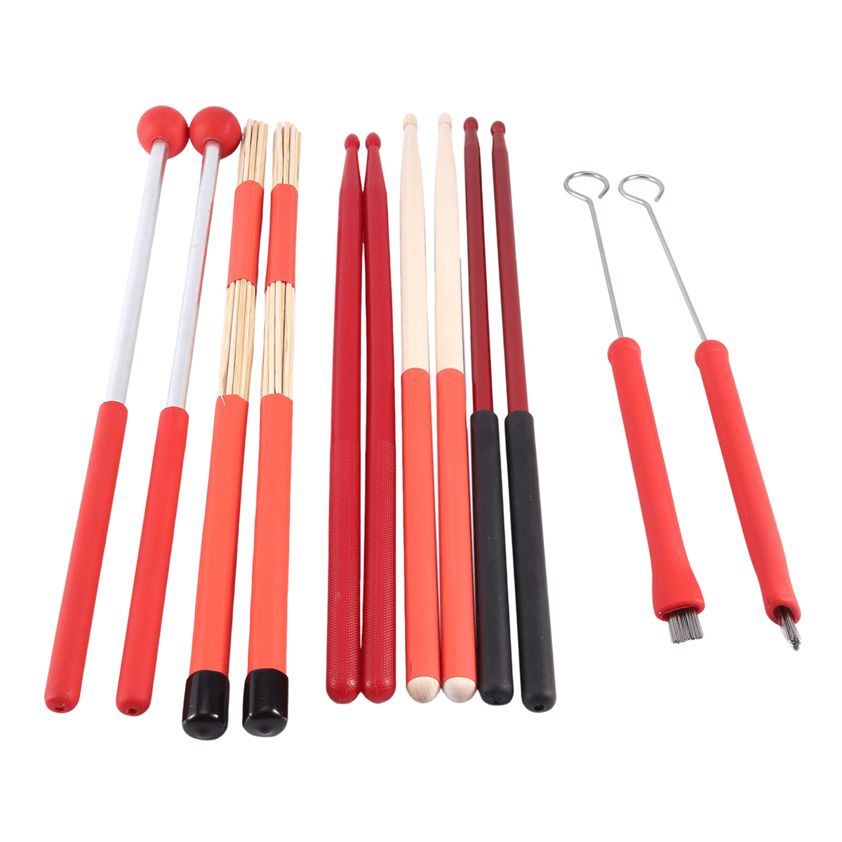 kfykfyk Drums Brushes Sticks Retractable Brush Sticks Sticks Brush Sets