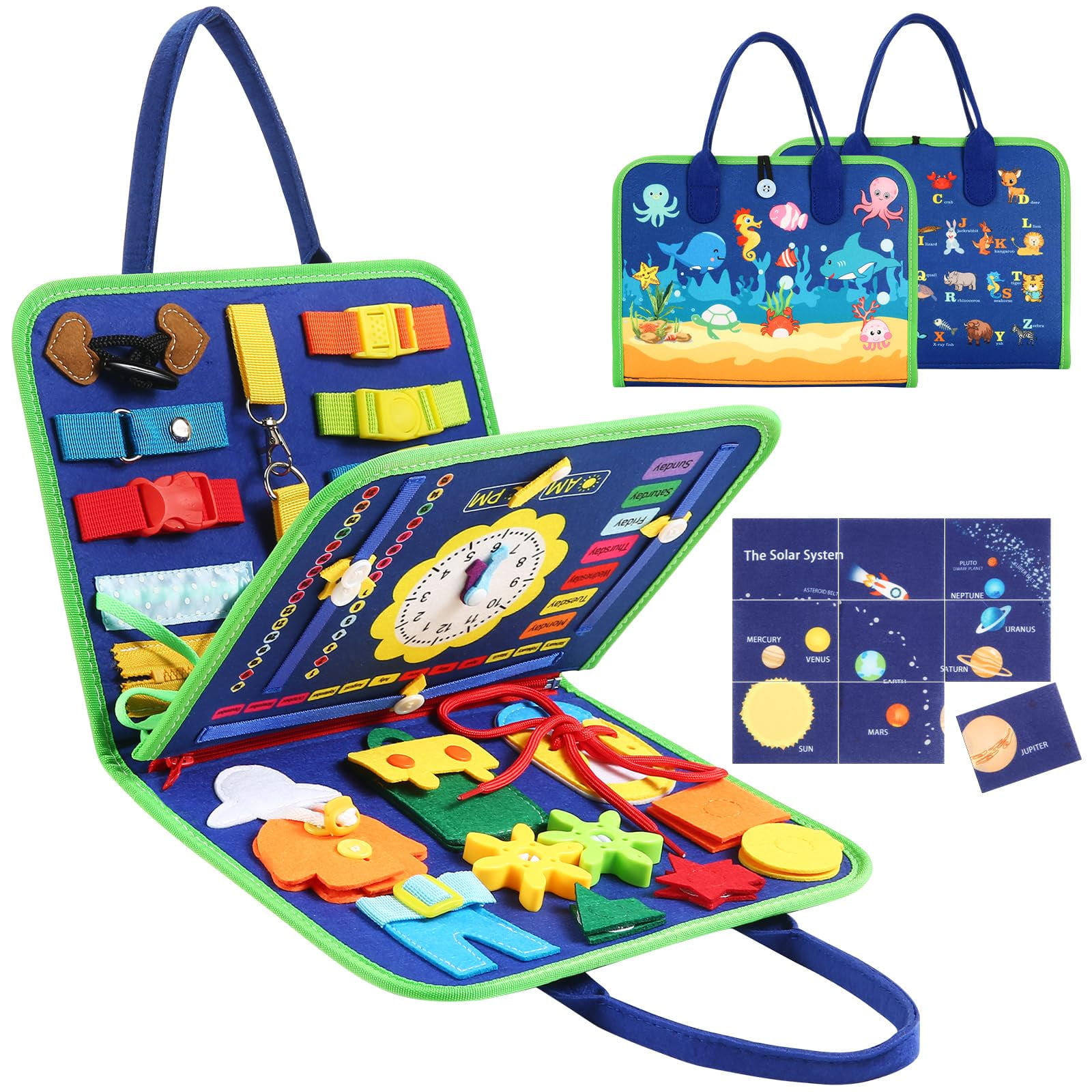 khlerox Busy Board Montessori OIF8 Toy for Toddlers, Educational ...
