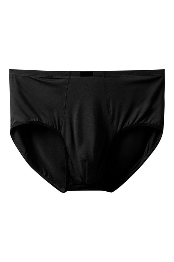 ,Men's Ball Pouch Briefs Oversized Sexy Jock Strap Enhancer Underwear Running Hammock Pouch Underpants Black XL