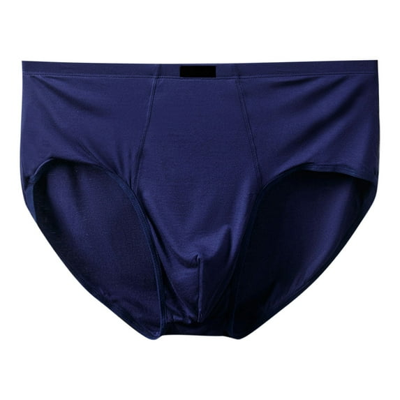 khonts,Men's Ball Pouch Briefs Oversized Sexy Jock Strap Enhancer Underwear Running Hammock Pouch Underpants Blue XXXXXXL